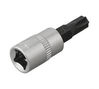 1/4 Inch Drive Socket Wrench Set with for Torx Bit T8-T40, 9-Piece Star Screwdriver Bits for Automotive Repair, Home DIY, and Workshop Use(for T30)