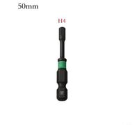 1/4 Inch for Alloy Bit 50Mm Quick Change Screw Hexagon Power Drill Screwdriver Steel Magnetic for Driver Bit Compatible with Electric Drill and Driver Tools Black Plus Green（H4）