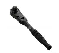 1/4 inch For MINI Ratchet Wrench with 72 Tooth Gear System and Rotatable Swivel Head for Narrow Space (Black)