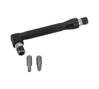 1/4-inch L-Shaped Hex Screwdriver Bit with 90-Degree Double-End Handle, 6.35 mm Socket Wrench Tool for Furniture Assembly, Electronics Repair & DIY Projects (3pcs Set)