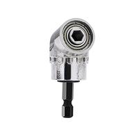 1/4" Inch Magnetic Angle Bit Adapter Screwdriver Chucks and Wrenches 105 Degree Adjustable Angle Drill Adapter for Milling Machine Cutter(Drill Adapter)