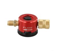 1/4 Inch Nitrogen Purge Tool, Brass Regulator for HVAC System Purging and Brazing, 50 PSI Inlet, Stable Flow Control, Compatible with Standard Nitr