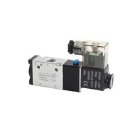 1/4 Inch Normally Open Closed Pneumatic Solenoid Valve 3V210-08-NC 3V110-06-NO 3V310-10 3V410-15 1Pcs(3V310-10-NC,DC12V)