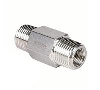 1/4 Inch NPT Male to Male Thread 304 Stainless Steel Check Valve One Way Non-Return Valve for Water Oil Gas Check Valve 1PCS