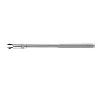 1/4-Inch Phillips Tip Screwholding Screwdriver with 4-Inch Round Shank, 7-Inch Overall Length Klein Tools K16, Silver|Silver Metallic