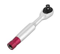 1/4 Inch Ratchet Wrench Set Mini Ratcheting Wrench Torque Wrench Kit Professional Repair Tool for Vehicle Bike Maintenance Workshop Car Repair Plant 100% CRV Silver 85mm 100mm (100mm)