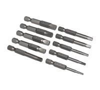 1/4 Inch Shank 5 Sided Security Tamper Proof Screw Driver Drill Bit 50mm / 2inch Length for Power Drills & Security Tamper Proof Screwdriver