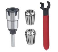 1/4 Inch Shank Router Bit Collet Extension Set Chuck Converter Adapter Wrench Spanner for Woodworking Trend 4PCS
