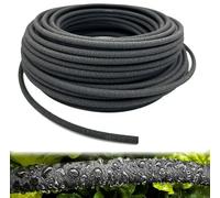 1/4 inch Soaker Hose Tubing for Drip Irrigation, 100FT Garden Beds Soaker Irrigation Tubing Hose with Various Accessories Rubber Longer Lasting Drip Irrigation Save 70% of Water for Garden and Yard