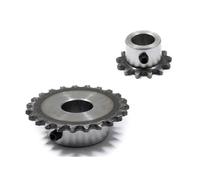 1/4 Inch Sprocket 10-23 Teeth M5 04C Step Sprocket 6/8/10/12/15MM Hole Steel DIY electronic starter MQXFCZUX(8mm,17 Teeth)