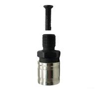 1/4 Inch to 3/8-24 UNF Drill Chuck Adapter, Quick Change Converter Extension Rod for 1/2-20 Thread, Metal Power Tool Accessory for Drilling and Driving Tasks(B)