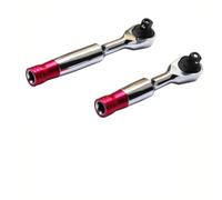 1/4 Inch Torque Ratchet Wrench 72-Tooth 5-Degree Low Profile for Narrow Spaces Chrome Plated Cr-V for Car Repair Factory Maintenance