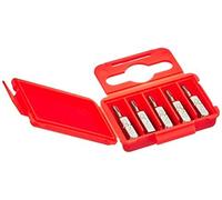 '1/4 Inch TX Bit T10, 25 mm, S2 with Bore - verp. Pack of 5
