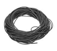 1/4 Inch x 65.6 Feet Backer Rod, Rubber Rope Caulk Crack Gaps Joint Filler Roll Seal Weather Strip for Home Construction, Black(9/64 Inch x 65.6 Feet)
