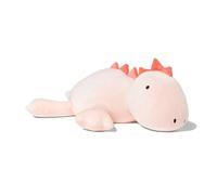 1.4 LB Weighted Stuffed Triceratops Animals Plush - 16 Inch Squished Long Dinosaur Jumbo Pillow - Kawaii Plushies Hugging Toy Gifts for Kids - Soft Green Dino Stuffed Animal Toy