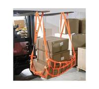 1-4 M Square Polyester Lifting Sling Hoisting Cargo Net, Lifting Rope Nets Bag, Elastic Cargo Netting, Flat Anti-Tear Strong Load-Bearing Net, Load 0.4-4 Ton(1.5m-/1102lbs-15cm)