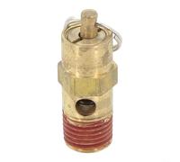 1/4" Male NPT Brass Safety Valve 165PSI for Air Compressor Pressure Release Heavy Duty Pneumatic Tool Protection Gold Color Small Size(165PSI)