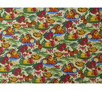 1/4 metre of Food Design Cotton Fabric 25cms x 110cms Approx