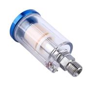 1/4" Mini In Line Air Filter, Oil Water Trap Separator Regulator for Spray Guns, HVLP Air Tools, Pneumatic Compressor Moisture Filter with Drain Valve