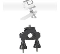 1/4" Motorcycle Handlebar Mount, Bicycle Handlebar Mount, Screw Bike Camera Mount, Aluminum Adjustable Bracket for DJI OSMO SJCAM XiaoYi Action Cameras