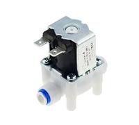 1/4" Normally closed Electric Solenoid Valve Magnetic,Inlet Flow Switch Washing Machine Dispenser,drum universal replacement(DC 24V)