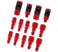 1/4 NPT Pneumatic Fitting Assortment 14 Piece Coupler Plug Set