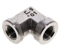 1/4'' NPT Stainless steel 90 deg Elbow Fitting 275 Bar - Hydraulic