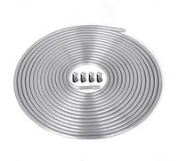 1/4" OD Aluminum Hard Fuel Line 25 Feet Hardline Tube Thickness is 0.039"