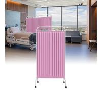 1-4 Panel Foldable Medical Screen - Free Standing Room Partition Privacy Separator, Mobile Medical Privacy Screen Room Divider, Foldable Room Divider Temporary Fence(A,4-Panel)