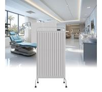 1-4 Panel Foldable Medical Screen - Free Standing Room Partition Privacy Separator, Mobile Medical Privacy Screen Room Divider, Foldable Room Divider Temporary Fence(B,2-Panel)