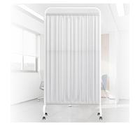 1-4 Panel Free Standing Room Partition Privacy Separator - Medical Privacy Screen Portable - Mobile Medical Privacy Screens Room Divider, Adult Foldable Room Divider(B,1-Panel)
