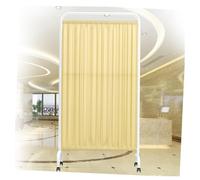 1-4 Panel Medical Privacy Screen Portable - Foldable Room Divider Temporary Fence - Mobile Medical Privacy Screen Room Divider, Indoor Temporary Room Partition Fencing(B,1-Panel)