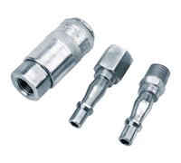 1/4"" PCL BSP Air Line Coupling Set (3 Piece)