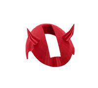 1/4 Pcs 3D Printed Vikings Chicken Helmet with Horns, Fun Warrior Hat, Great Chickens Accessory and Mini Safety Helmet, Ideal Chicken Clothes for Pet Party Wear