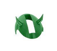 1/4 Pcs 3D Printed Vikings Chicken Helmet with Horns, Fun Warrior Hat, Great Chickens Accessory and Mini Safety Helmet, Ideal Chicken Clothes for Pet Party Wear
