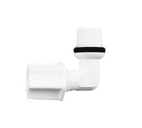1/4‘’ Pipe O.D Male Elbows Fitting Plastic Compression Connector for RO Tube Reverse Osmosis Systems Pack of 10 Pcs(10 pcs 1-4)