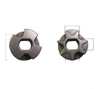 1/4 Pitch Carbon Steel Chainsaw Sprocket, 7 Tooth DRIVEs Gear for 4-8 Inch Wood Cutting Saw Chains, For Precision Engineered Replacement Part for Power Tools