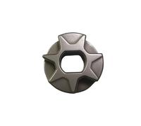 1/4 Pitch Carbon Steel Sprocket, 7 Tooth Chainsaw Gear for 4-8 Inch Wood Saw Chains, Silver Replacement Part