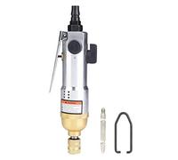 1/4" Pneumatic Air Screwdriver, Industrial Reversible Screw Driver with Adjustable Speed, Straight Handle Design for Machine Manufacturing and Auto Repair, 8000-10500rpm, 35N.m