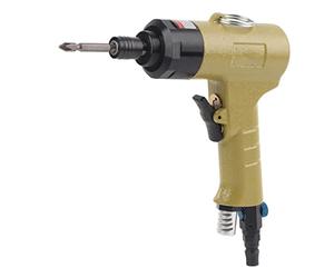 1/4 Pneumatic Air Screwdriver Reversible Type Industrial Screw Driver Tool 5000rpm Strong Moment High Efficiency Compact Comfortable Handle for Machine Manufacturing Auto Repair