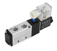 1/4" PT Solenoid Valve 4V210-08 AC220V Pneumatic Electric Solenoid Air Valve 2 Position 5 Way Connection Type