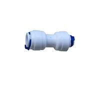 1/4" Push Fit Pipe Fittings for American Fridge and RO Unit Elbow, Tee Piece, Connectors, Valve, Tap Adapters etc (1, Reducer 3/8" to 1/4")