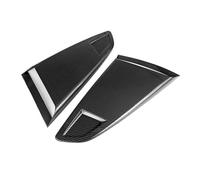1/4 Quarter Car Rear Side Window Louver Side Vent Scoop Cover Trim Side Vent Scoop Cover Compatible For Ford Mustang 2015-2020 2Dr(Carbon Fiber Look)