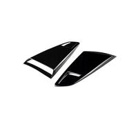 1/4 Quarter Car Rear Side Window Louver Side Vent Scoop Cover Trim Side Vent Scoop Cover Compatible For Ford Compatible For Mustang 2015-2020 2Dr(Glossy Black)