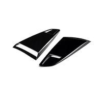 1/4 Quarter Car Rear Side Window Louver Side Vent Scoop Cover Trim Side Vent Scoop Cover Compatible For Ford Mustang 2015-2020 2Dr(Glossy Black)