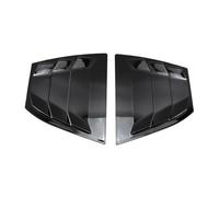1/4 Quarter Side Window Louver Cover Air Vent Compatible For Mazda 3 Axela 2014 2015 2016 2017 2018 Glossy Black(Glossy Black)