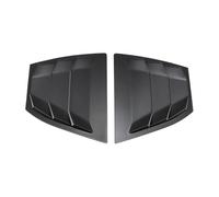 1/4 Quarter Side Window Louver Cover Air Vent Compatible For Mazda 3 Axela 2014 2015 2016 2017 2018 Glossy Black(Matte Black)