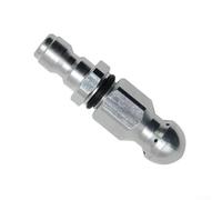 1/4" Quick Connect Sewer Nozzle for Drain Cleaning - Metal Drain Jetting Nozzle with 1 Forward + 6 Rear Jets, Compatible with Most Pres