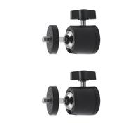 1/4" Screw Mount Metal Adapter Full Rotating Camera Bracket Stand for Streaming Photography Lighting Equipment Metal Tripod Mount Adapter