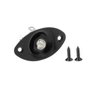 1/4" Screws Metal Pickup Outlet Socket with Oval Plate and Input Plug for Guitar, Bass, Guitar, Bass